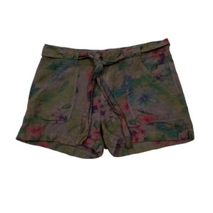 ❤️Sanctuary Rayon/Linen Tropical Floral Shorts Size 29